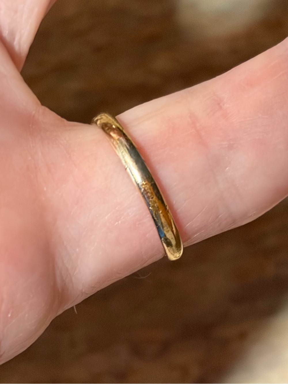 Victorian Gold Fill Or Gold Shell Ring With Paste Stones - Picture 3 of 13